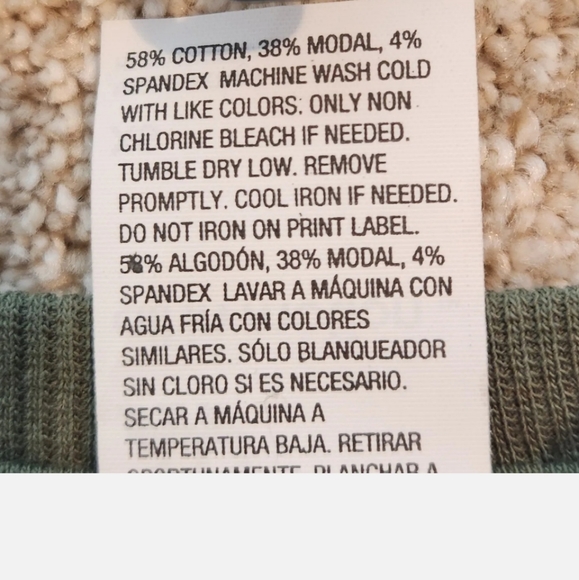 All In Motion Olive Green Crew Sweatshirt - Picture 4 of 8